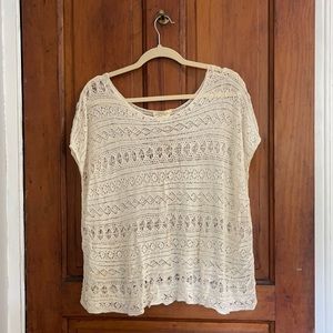 Denim & Supply Crochet Top - Size S